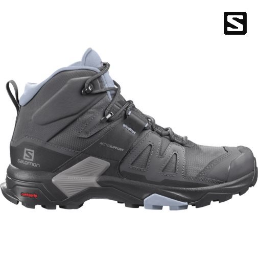 Black Salomon X Ultra 4 Mid GTX Women's Hiking Boots | IE AL8576